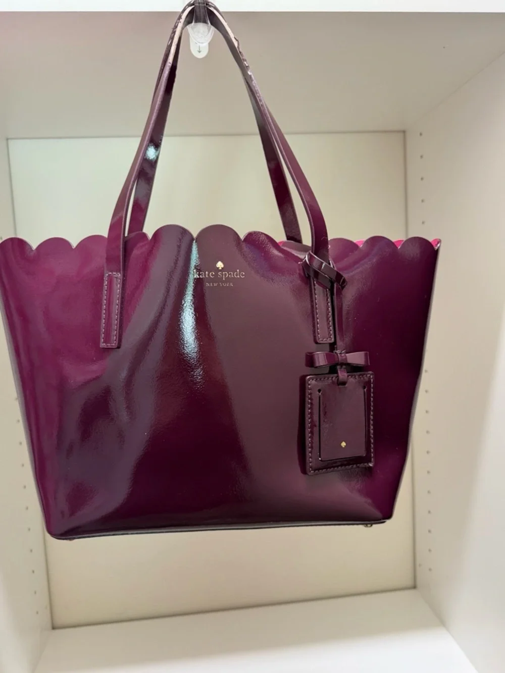 Kate Spade Lily Avenue Carrigan Bag in Deep Merlot Feminine office travel